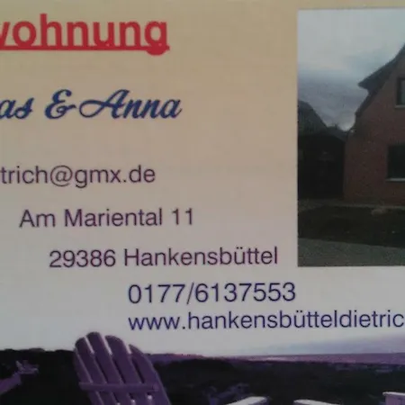 Appartement Am Mariental 11 Hankensbuttel